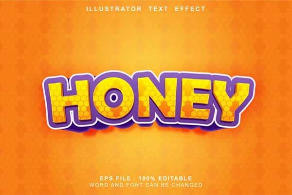 21+ Honey Text Effects | Free & Premium Photoshop | Vector | Text Effect Templates Download